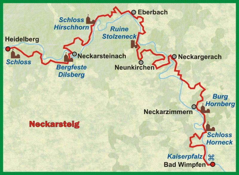 Neckarblick,Natur, Altstadt Hirschhorn Exterior foto