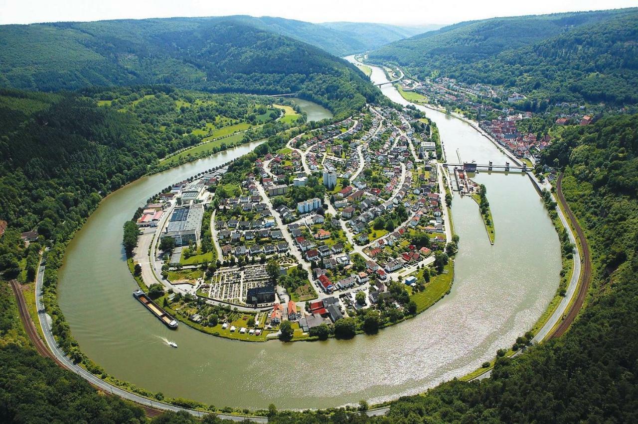 Neckarblick,Natur, Altstadt Hirschhorn Exterior foto